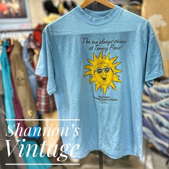 American Vintage Other - Sheraton La Jolla VNTG 1980s single stitch made in USA sz Large tee A19